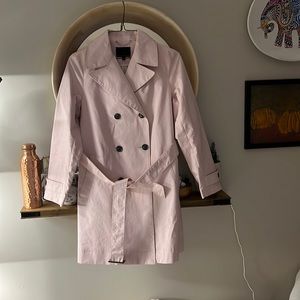 Pale pink Banana Republic raincoat- size medium